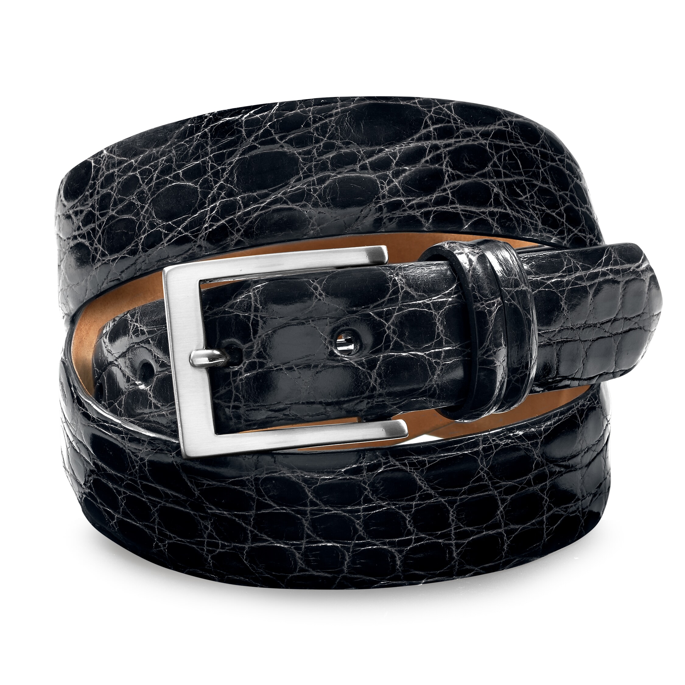 Crocodile Belts, Black
